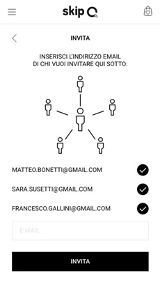 Friends & Family app screen